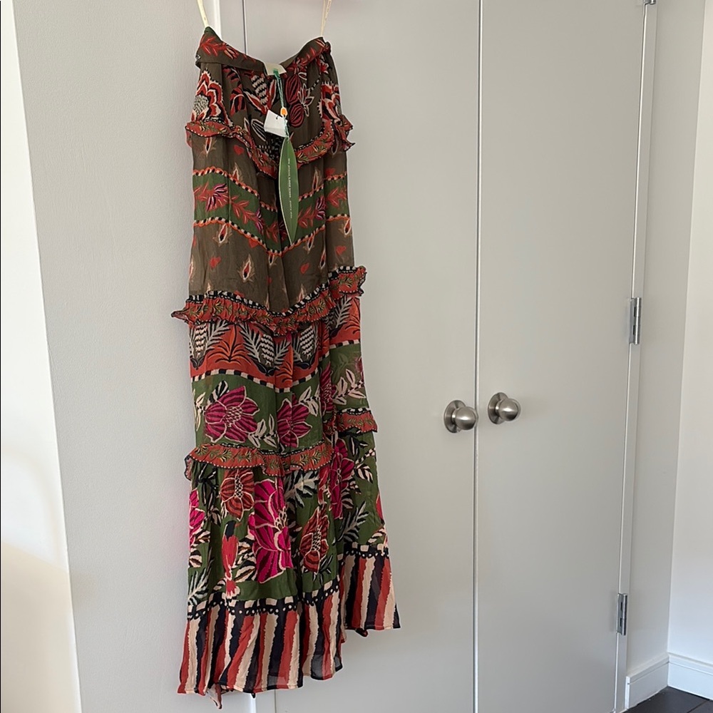 Floral Multicolor Maxi Dress - farm rio